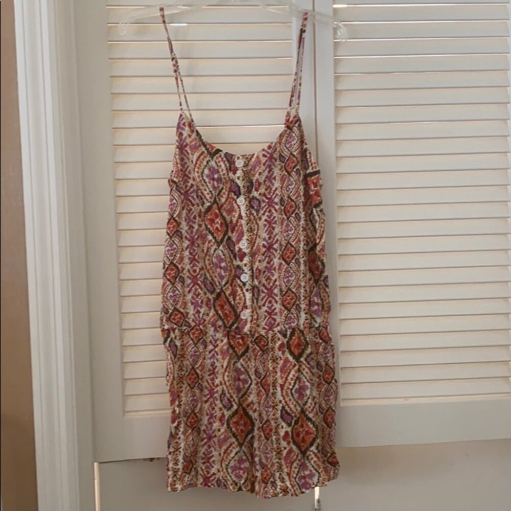 Printed romper NWOT